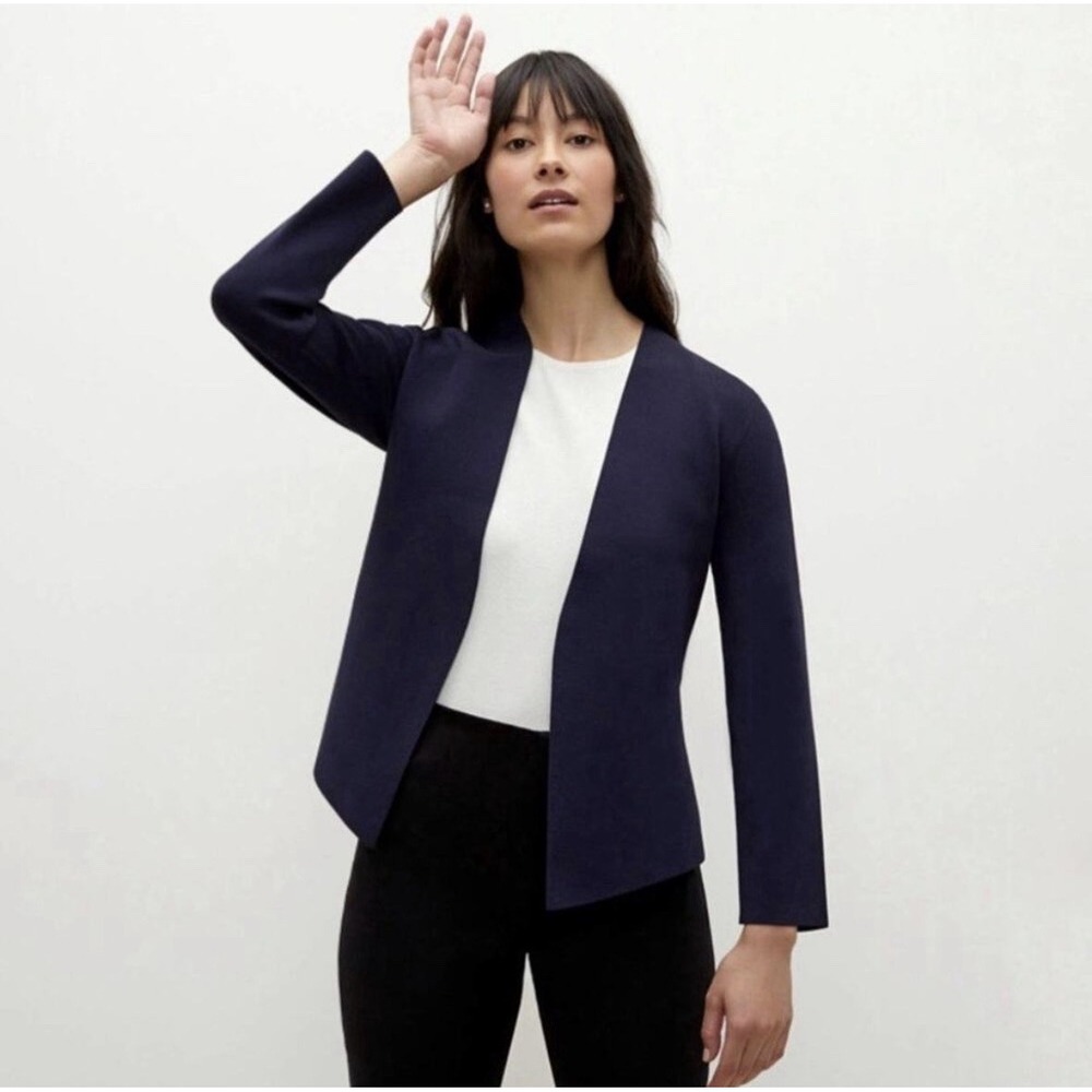 MM Lafleur Woolf Jardigan in Navy Blue Large